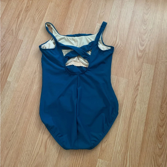 Lands’ End One Piece Carmela Tummy Control Teal Swimsuit Size 18D Slender Suit - Picture 8 of 13